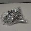 Yimianshou Masquerade Mask for Couples Women Men with stick Mardi Gras Venetian Party Mask Set(StickSilver)