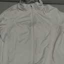 Trendy Queen Women's Full Zip Up Hoodie - Fitted Long Sleeve Sweatshirts for Fall and Winter (Large, White)