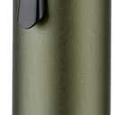 HONG DIAN M2 Black Forest Mini Fountain Pen, Extra Fine Soft Nib & Sleek Shape Aluminium Short Pocket Travel Pen (Army Green)