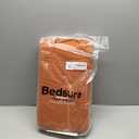 Bedsure Cotton Duvet Cover King - 100% Cotton Waffle Weave Terracotta Duvet Cover King Size, PureWoven Breathable Bedding Set for All Season, 3 Pieces, 104"x90"