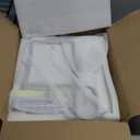 FUNTOUCH 5000mAh Rechargeable Wall Mounted Makeup Mirror with Lights, 8.7" Double Sided 1X/30X Magnifying Mirror with Dimmable 3 Color Light, Extended Swing Arm 360° Wall Mount Bathroom Vanity Mirror