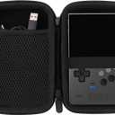 Hard EVA Carrying Storage Case Compatible with Retroid Pocket Flip 2 / Retroid Pocket Classic Retro Game Handheld Console Protective Travel Storage Box (Black)