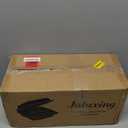 8X8 3-Compartment 50-Pack Plastic Clamshell Takeout Food Trays Heavy Duty Togo Disposable Box Carryout Meal Prep Packaging Catering Hinged Containers With Secure Snap Lid (Formerly FULING)