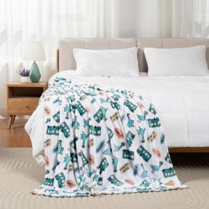Berkshire Blanket VelvetLoft Luxury Soft Polyester Throw Blanket, Dont Let The Pigeon Drive The Bus, 50 x 70in(Official Mo Willems Product)
