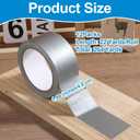 Kifmurase 12PCS Duct Tape Bulk 2 Inch x 22 Yards(Total 264yd) Grey Heavy Duty Waterproof Ducktape for Home Indoor Outdoor, Multi-Use Industrial Duct Tape for No Residue Sealing & Patching Repair