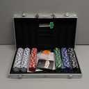 Spin Master Games, Cardinal Classics, 300-Piece Poker Set with Aluminum Carrying Case & Professional Weight Chips & Poker Dice, for Ages 8+