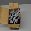 Brizled Red & White C5 Christmas Lights, 33ft 100 LED Christmas Tree Lights, Connectable 120V UL Certified Faceted Xmas Light Outdoor Indoor Xmas Lighting for Christmas Tree Party Roof Decoration