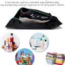 Ecoright Shoe Bags for Travel, Set of 2, 100% Recycled Water-Resistant Zipper Pouch Bags, Shoe Bags for Storage, Travel Essentials for Men & Women