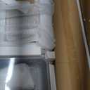 Amazon Basics Kids Kitchen Set, Play Kitchen Toy Playset for Toddlers, Preschoolers, 39"L x 11.8"W x 39"H, White & Gray