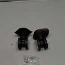 1 Pair Luggage Suitcase Wheels, Trunk Wheels, Luggage Wheel Spare Part Universal Wheel Replacement Luggage Suitcase Wheels for Luggage Suitcase Trolley, Mute Double Row Wheels (defult)