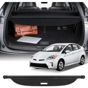 SCITOO Retractable Rear Cargo Cover Shade 2010 2011 2012 2013 2014 2015 Fit for Toyota Prius 1.8L Rear Trunk Shielding Shade Cargo Luggage Cover