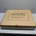 Pickup Seats Covers Compatible with Chevy Silverado 1500 GMC Sierra 2007-2024 Custom Trail Boss High Country LT LTZ SSV Waterproof Leather Seat Covers(Red_Line)