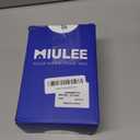 MIULEE Pack of 2 Couch Throw Pillow Covers 18x18 Inch Soft Burnt Orange Chenille Pillow Covers for Sofa Living Room Solid Dyed Pillow Cases