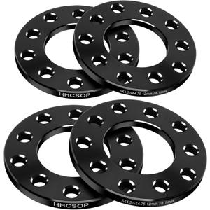 5x4.5 5x114.3 5x4.75 Universal Wheel Spacers for Ford/Jeep/Toyota/Honda/Nissan, 4PCS 1/2" (12mm) Wheel Adapters for Cherokee Liberty Wrangler Mustang Ranger Tacoma Camry Accord Civic CRV 370Z Sentra