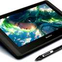 Bisofice Drawing Tablet with Screen, Graphics Tablet with Battery-Free Stylus, 11.6 inch Full-Laminated Graphic Drawing Monitor for Design, Digital Art, Illustration, Photo Editing, Support Win & Mac