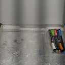 16-Inch Rechargeable Doodle Glow LED Note Board, 7-Color Light Modes, Neon Art Dry Erase Light Up Drawing Pad with Built-in Stand, Sketching Gift Toy for Kids/Girls/Teens, 5 Markers & Tracing Book (White)