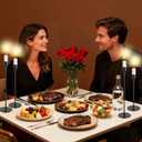 Giantree 24Pcs Black Candlestick Holder, 3 Size Tall Metal Candle Stands Holders Fit 0.75 Inch Thick Pillar Candles for Table Centerpiece Wedding Dinning Party Valentines Home Decor