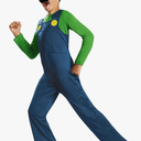 Disguise Nintendo Luigi Costume for Kids, Officially Licensed Super Mario Brothers Boys Costume. size 4-6