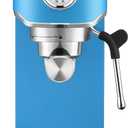 CASABREWS CM5418 Espresso Machine 20 Bar, Compact Espresso Maker with Steam Milk Frother, Stainless Steel Coffee Machine with 34oz Removable Water Tank for Cappuccino, Small Latte Machine, Blue