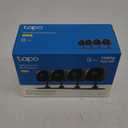 Tapo by TP-Link 1080P Indoor Security Camera for Baby Monitor, Pet Camera w/Motion Detection, 2-Way Audio, Night Vision, Cloud & SD Card Storage, Works w/Alexa & Google Home, Black, C101(4-Pack)