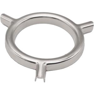 3-Way Uno Bridge Adapter for Lampshade, Uno Lamp Shade Adapter, Threaded Uno Fitter Adapter Fit, Nickel1 Pack