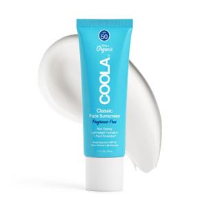 2 x COOLA Organic Face Sunscreen SPF 50 Sunblock Lotion, Dermatologist Tested Skin Care for Daily Protection, Vegan and Gluten Free, Fragrance Free