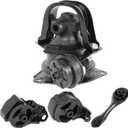 Engine Motor Mounts Set - Compatible with Honda Accord 1990 1991 1992 1993 L4 2.2L, Replace# A6509 A6512 A6519 A6547, Set of 4