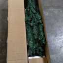 Potted Artificial Christmas Tree Set of 3 with 3/4/5 FT Faux Slim Pencil Trees