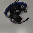 AC01 Headphones Wired Noise Isolating Over Ear Corded Stereo Headsets with Microphone Volume Control for Adults Teens 3.5mm for Cellphones, Tablets, Laptop, Chromebook (Black Blue) 