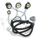 WEILEITE Right Passenger Side Tail Light Direct Wiring Harness Kit Compatible with Chevy Silverado 1500 1500HD 2500HD 3500 2003-2007 Replace 16531402