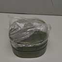 Earring Organizer,Stackable 3-Layers Clear Jewelry Box with Lid,Stud Earring Organizer for Women Girls,Earring Box Display Holder for Earrings Ring Studs Bracelet Necklace Crafts(Green)