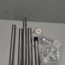 ZMTECH Flag Pole - Upgraded Bracket, 6 FT Stainless Steel Flag Poles for Outside House, Residential or Commercial, Tangle Free Flag Pole Kit for American Flag (Without Flag, Silver)