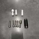 Professional Aluminum Whipped Cream Dispenser - 500 mL/1 Pint,Leak-Free Whipped Cream Maker Canister with 8 Decorating Nozzles & Cleaning Brush - N2O Chargers (Not Included) (Silver, 500ml)