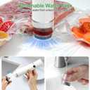 KITHELP Vacuum Sealer for Food, Food Saver Vacuum Sealer Machine + 30 Reusable Vacuum Bags, Compact Handheld Vacuum sealer for Preservation Chef and Home