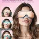 Morelax Eye Massager with Heat & Bluetooth Music, Birthday Gifts for Women, Reduce Eye Strain, Headache Relief and Improve Sleep, Eye Care GiftPink