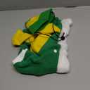 Dog Elf Costume for Pets Party Winter Warm Clothes Dog Christmas Outfit with Cap (Large) (Green)