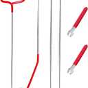 Car Lockout Kit, 67" Long Reach Tool Automotive Professional Emergency Tool Kit, Multi-Function Pull Hook Vehicle Disassembly & Repair Tool Set for Cars Trucks, Car Accessories