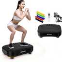 Vibration Plate Exercise Machine,Power Waver Vibration Plate Platform for Lymphatic Drainage,Whole Body Vibration Plate Machine Helps Weight Loss Shaping 330lbs