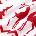 PATPAT Christmas Family Matching Pajama Sets Includes Christmas Socks - Perfect for Family Photos & Holiday Celebrations (Red, L)