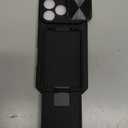 SSLOTSCASE for iPhone 17 Pro Case with Card Holder & Kickstand & Slide Camera Lens Cover & Camera Stand & Wallet, Military-Grade Heavy Duty Rugged Phone Case Cover for iPhone 17 Pro 6.3'' 2025, Black