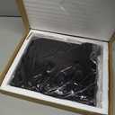 8x10 inch Vintage Photo Frame, Black White Pink Wood Gold Color Hand-Crafted Resin Picture Frame with Easel & Hook, Home Dcor for Tabletop Wall Hanging Rahmen Photo Frame (Black)