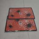 2Pack WRAPAHOLIC 50 Sheets Halloween Paper Place Mats - 11 x 17 Inch Disposable Placemat Spider and Spider Web Decorative Paper Table Mats for Dinner Table Setting Halloween Party Supplies