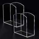 Yes!Fresh Napkin Holder Simplicity Clear 2 Pack Set,Mess-Free Space Saver Upright Windproof Napkin Holders for Kitchen,Home Dcor Acrylic Tissue Dispenser for Dinner Kitchen (Clear 2Pack)
