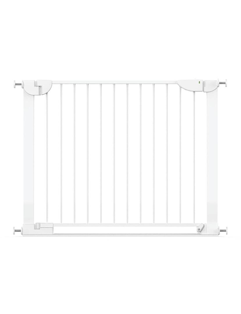 Baby Delight 37.75-40.5" SizeWise Metal Pressure Mounted Baby & Pet Gate | Flat-Step/Low Threshold Design for Extra Safety | Extra-Wide Opening | 2-Way Auto-Close (32.13" Passage)