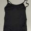 BRABIC Tummy Control Shapewear for Women Seamless Shapewear Bodysuit Body Shaper Waist Trainer Body Suit (Medium, Black)