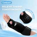 Comfpack Hand Ice Pack Gloves for Arthritis, 2PCS Wearable Thumb Ice Pack Wrap, Hot Cold Compress Wrist Cold Pack Wrap for Carpal Tunnel Relief, Pain Relief for Tenosynovitis, Swelling, Surgery