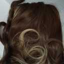 AISI HAIR Brown Mixed Blonde wig Wig for Women, Long Wavy Lace Hairline Middle Part Synthetic Heat Resistant Wig for Daily Party-26 Inch