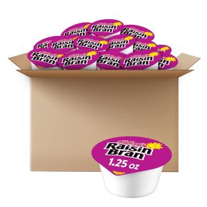 Kellogg's Raisin Bran Breakfast Cereal Cups, Fiber Cereal, Family Breakfast, Original (96 Cups), BBD: MAY 27/2026