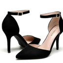 Odisen Women's Closed Toe Heels Pumps, 7,5