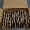 Sabary 24 Pack Mini Clipboards Bulk with Pen Holder 6x9 Small A5 Memo Size Clipboards Wood Note Boards Heavy Duty Hardboard Check Presenters for Restaurant Office Business Supplies (Pen Not Included)